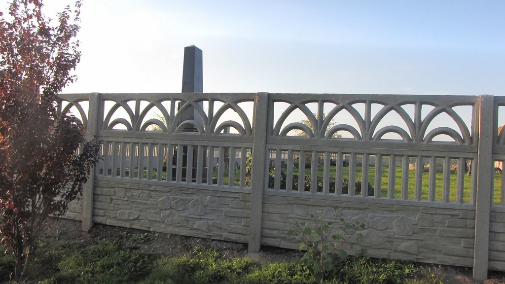 A14 Betonzaun, Betonzäune