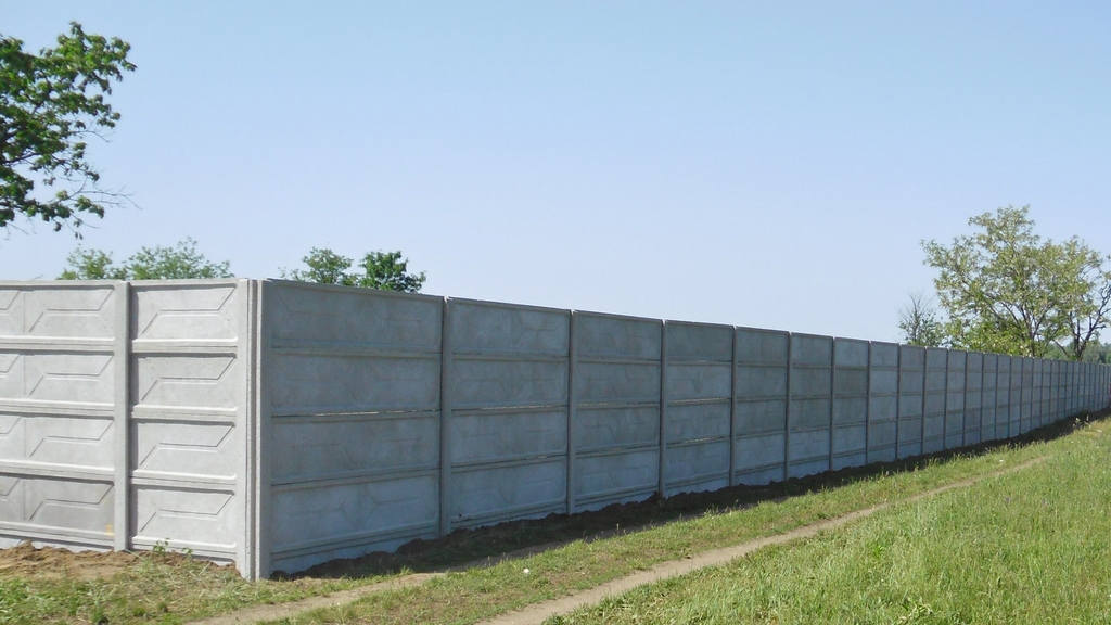 A23 Betonzaun, Betonzäune