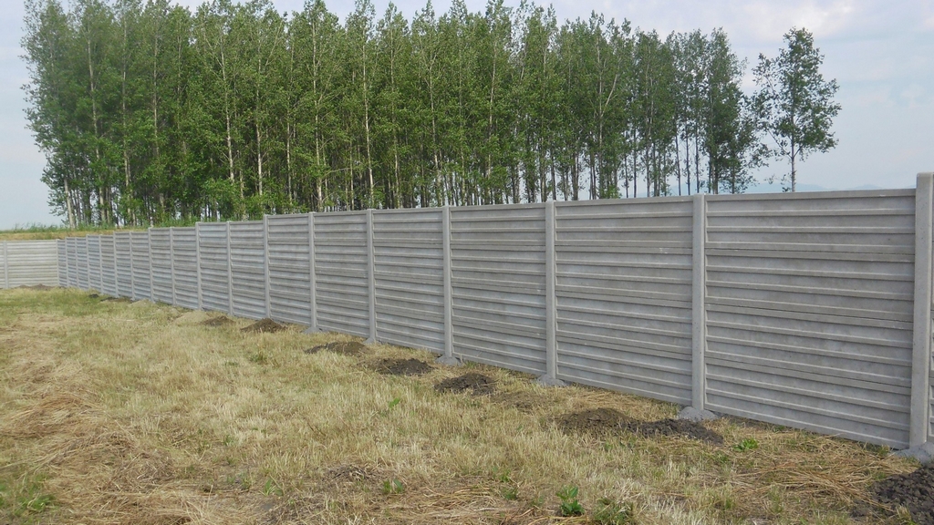 A25 Betonzaun, Betonzäune